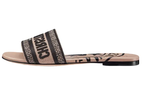 DIOR Dway Slide Slippers Women's Crimson