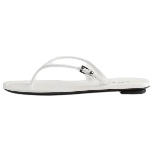 PRADA Slip Resistant Flip Flops Women's White