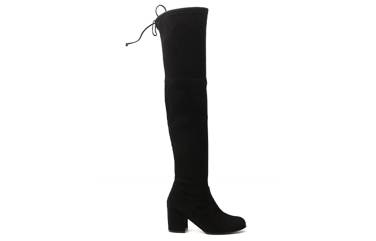 Stuart Weitzman/SW Leather Over the knee Boots Women's Black