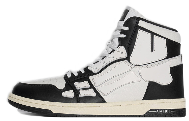 AMIRI Women's Skel Top High 'Black White'