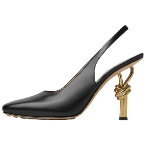 Bottega Veneta Knot High Heels 9cm Women's Black