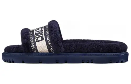 DIOR Dway Slide Slippers Women's Dark Blue