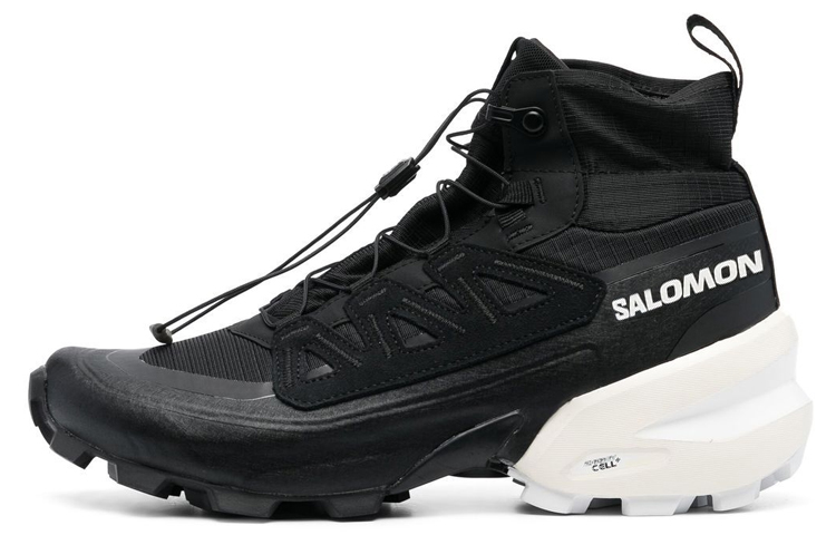 SALOMON/Salomon x MM6 Maison Margiela heightening round toe drawstring outdoor functional shoes men's black