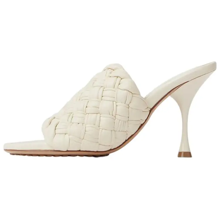 Bottega Veneta Dot Stylish Sandal 9cm Women's White