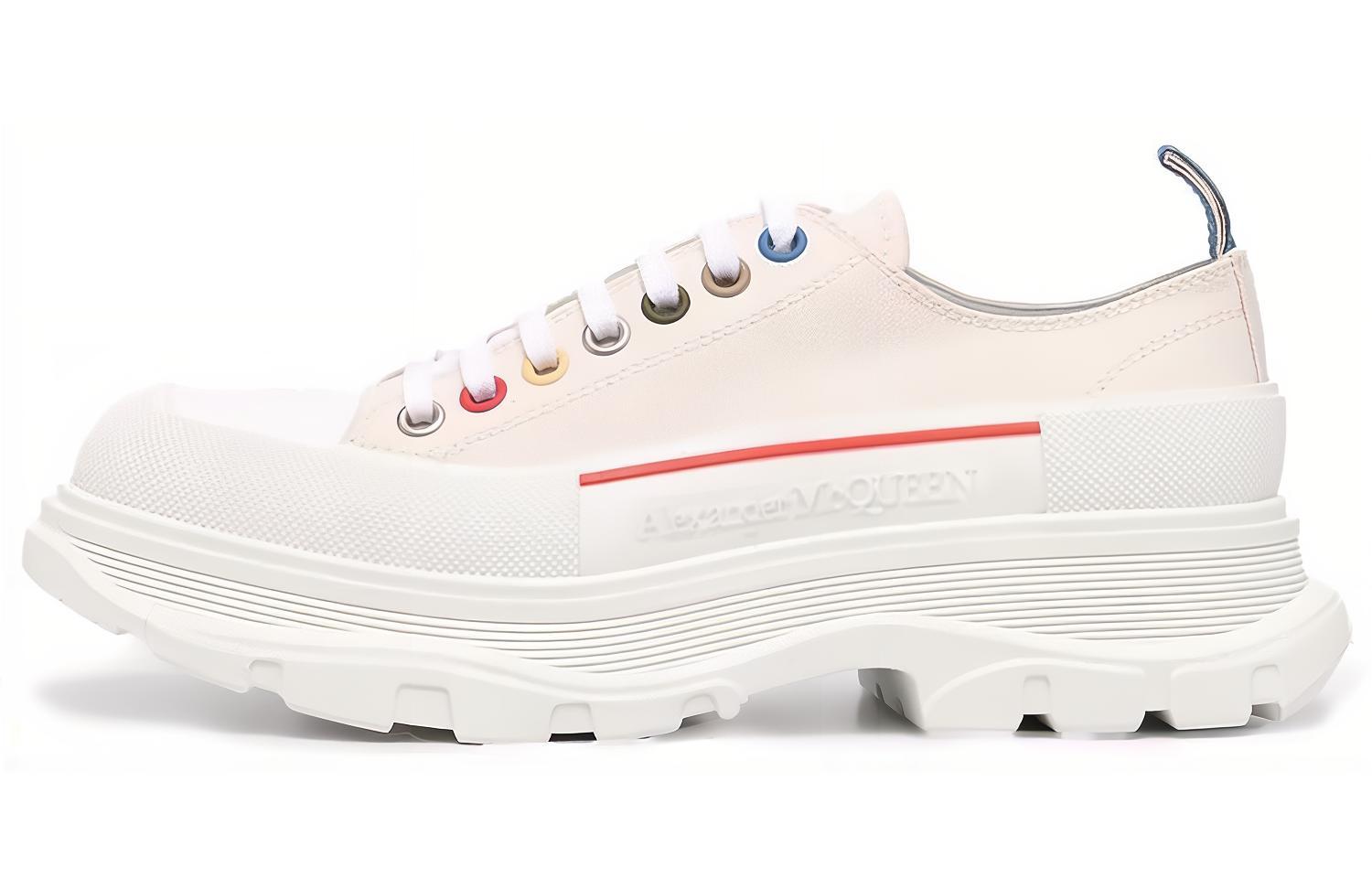 Мужские кеды Alexander McQueen Tread Slick (белые)