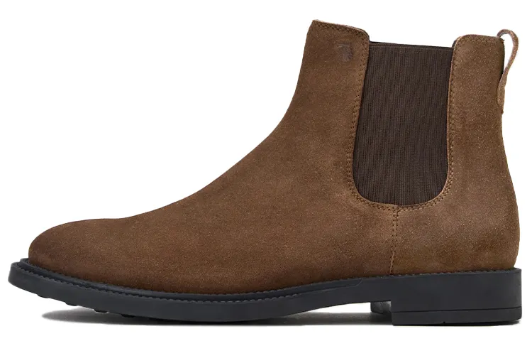 TOD'S Ankle Length Chelsea Boots Men's Brown