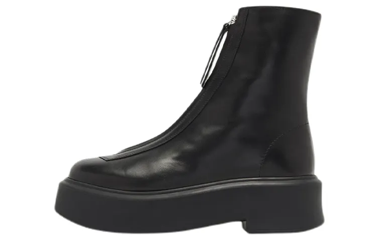 THE ROW Zipped Ankle Boots Women's