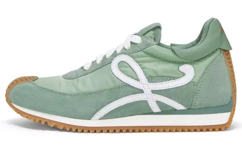 LOEWE Flow Runner Cushioning Low top Casual Shoes Women's Green