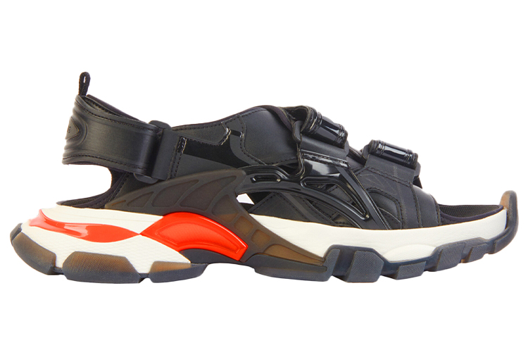 Женские сандалии Balenciaga Track 2.0 (черные) — Черный — фото 2