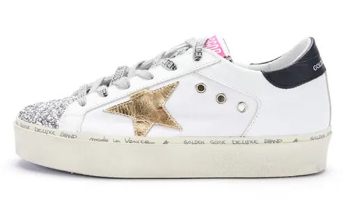 Golden Goose Hi Star Low top Skateboard Shoes Women's White