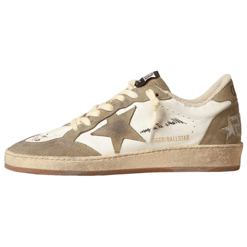 Мужские кеды Golden Goose Ball Star (коричневый)