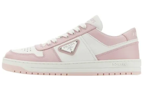 PRADA Downtown Low top Skateboard Shoes Women's Pink White