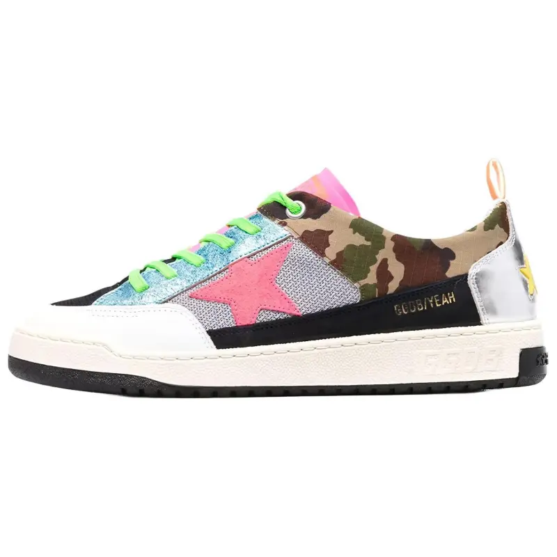 Golden Goose Yeah Low top Skateboard Shoes Men's Multicolor