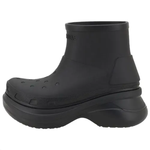 Balenciaga X Crocs Logo Embossed Ankle Boots Women's