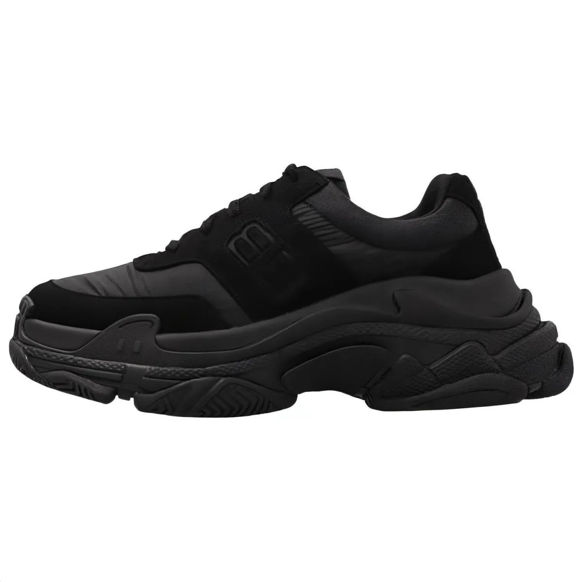 Balenciaga Triple S Low top Chunky Sneakers Women's Black