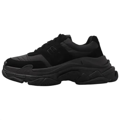 Balenciaga Triple S Low top Chunky Sneakers Women's Black