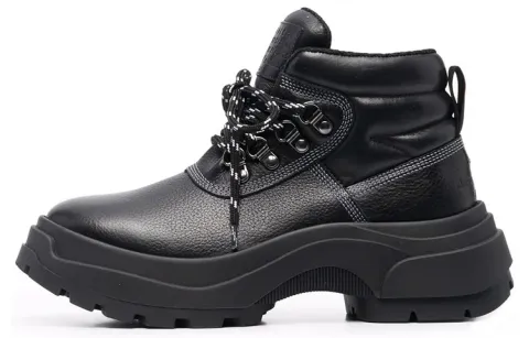 Maison Margiela Lace-up Leather Boots