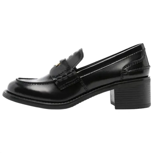 MIU MIU New Year Collection Loafers 5CM Women's Black