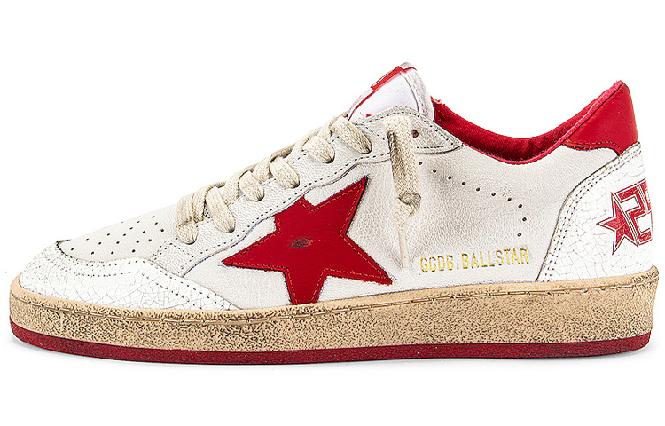 Женские кеды Golden Goose Ball Star (белые)