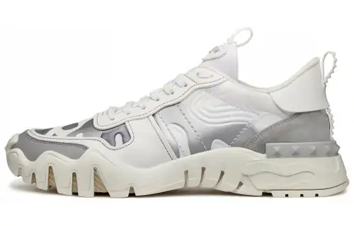 Valentino Rockrunner Plus 'Camo - White Silver'