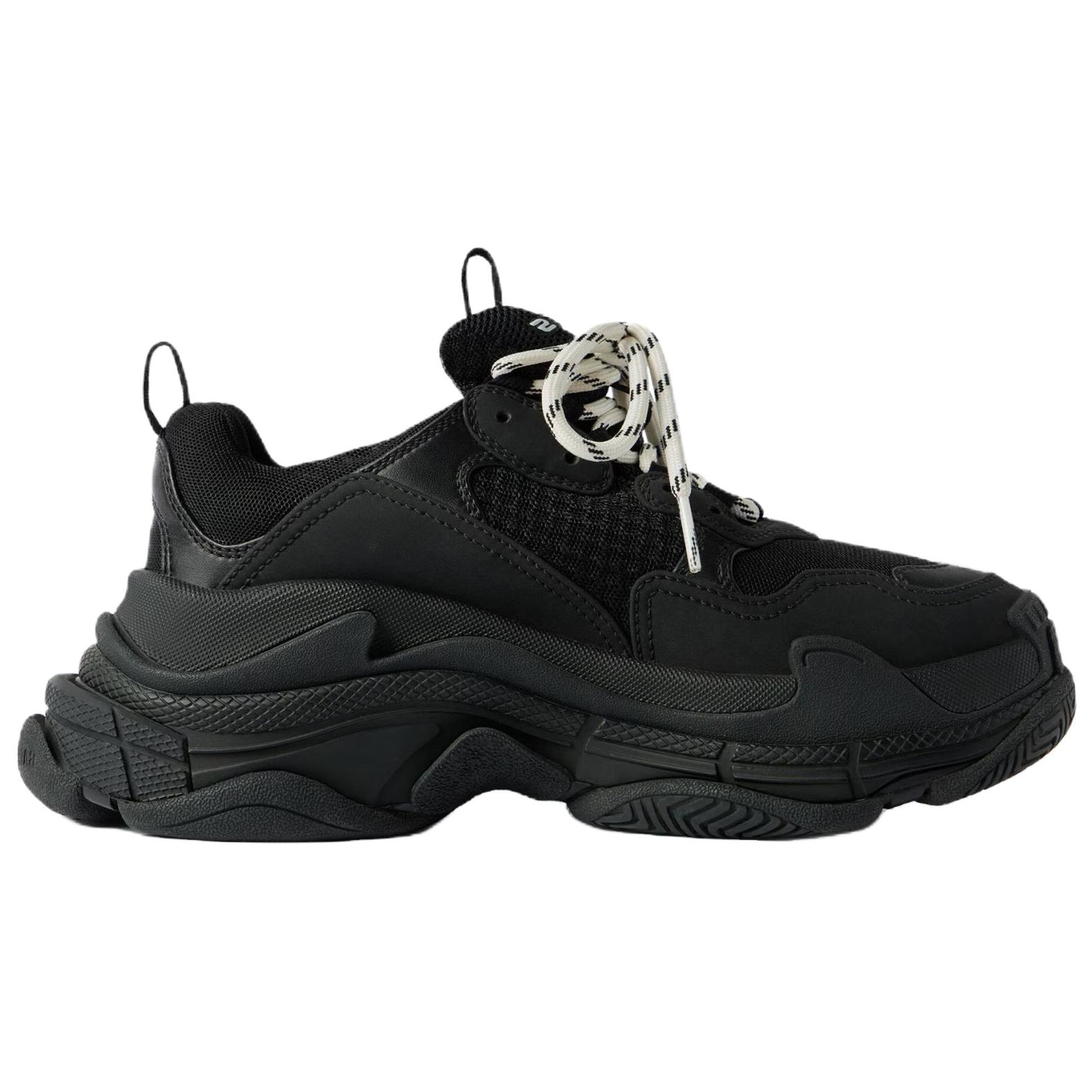 Мужские кроссовки Balenciaga Triple S (черные) — фото 2