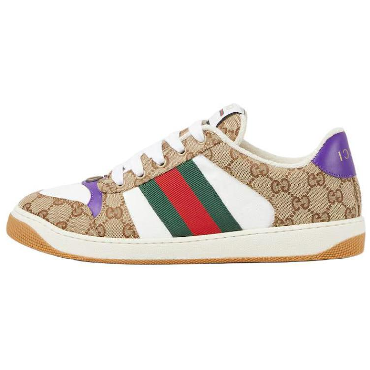 Gucci Screener Sneaker 'Beige Purple'