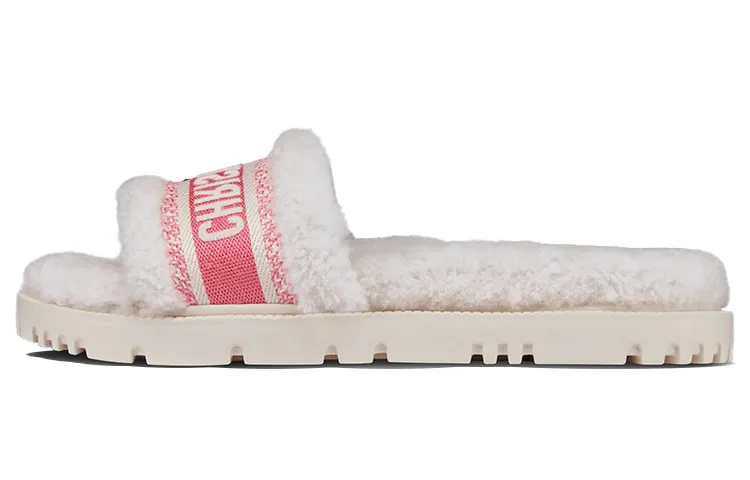 DIOR Dway Slide Slippers Women's White/Pink