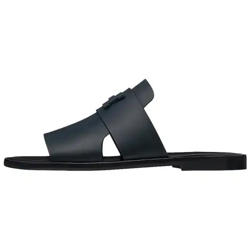 HERMES Arles Slide Slippers Men's Marine Blue