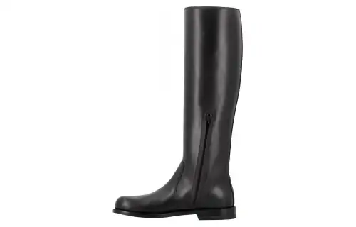 LOEWE Leather Knee high Boots Women's Black