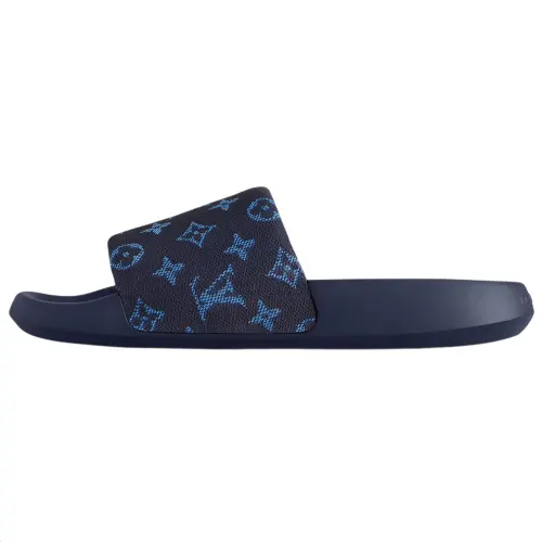 LOUIS VUITTON Waterfront Slide Slippers Men's Blue
