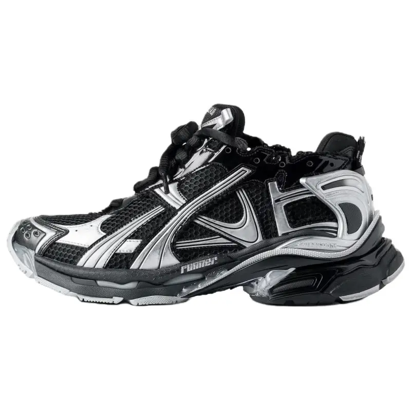 Balenciaga Runner Low top Chunky Sneakers Men's Black