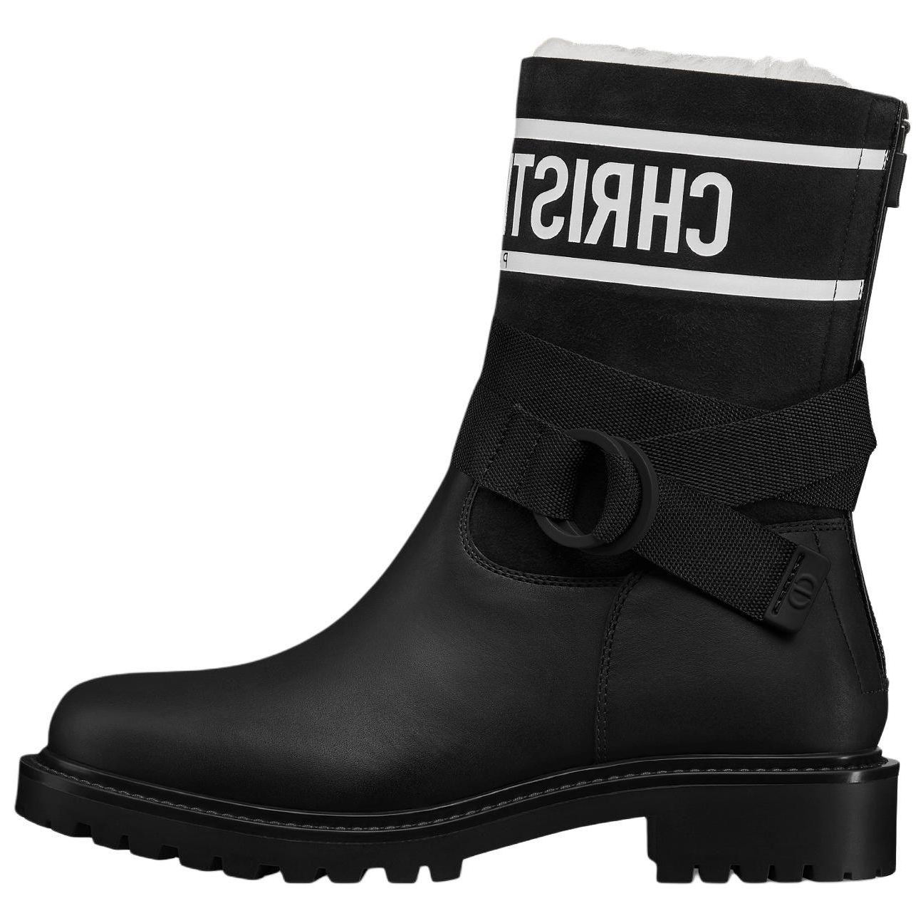 DIOR D Major Ankle Boots Women's Black
