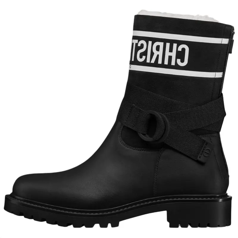 DIOR D Major Ankle Boots Women's Black