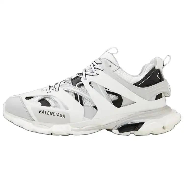Balenciaga Track Led Mesh Low top Chunky Sneakers Men's White