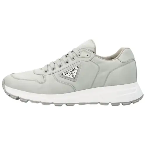 PRADA Re-Nylon Sneaker Grey White