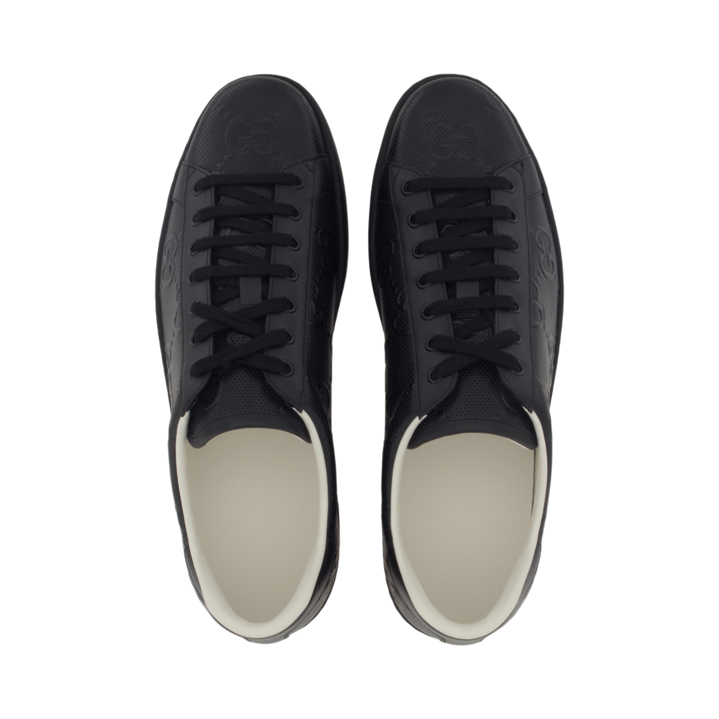 Мужские кеды Gucci ACE (черный) — фото 4