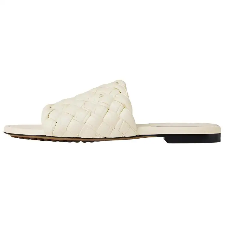 Bottega Veneta Dot Slide Slippers Women's White