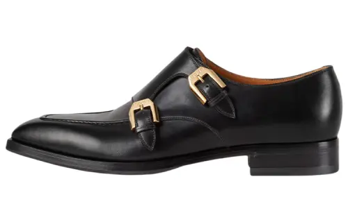 GUCCI Dress Shoes Men's Low Top Black
