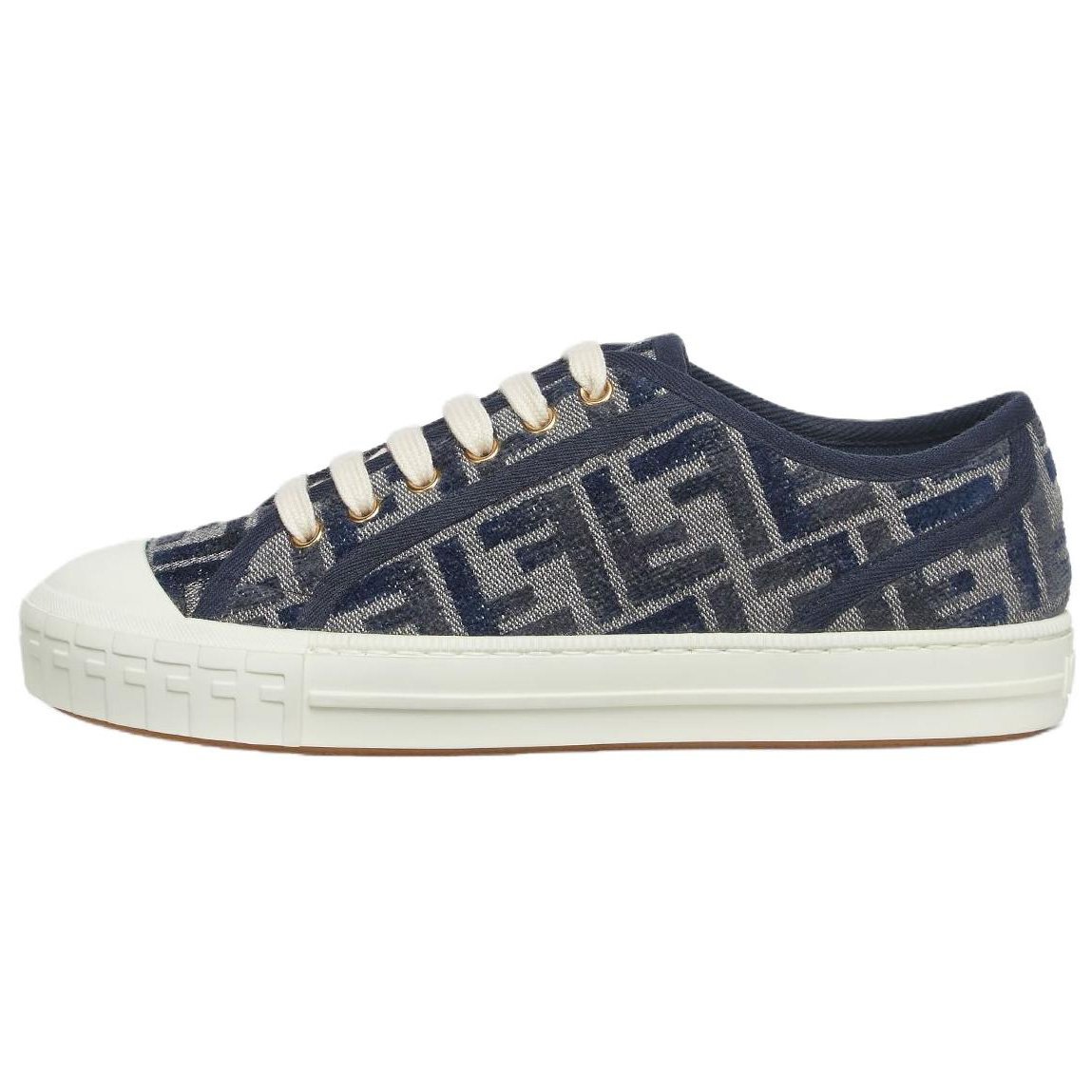 Женские кеды Fendi 8E8325AKXOF1PYQ (синие)