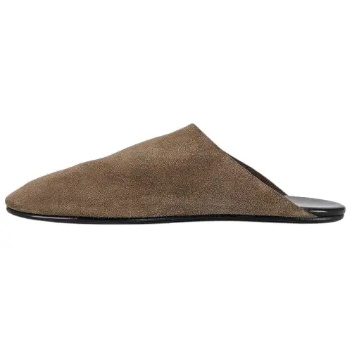 THE ROW Dante Round Toe Slides Women's