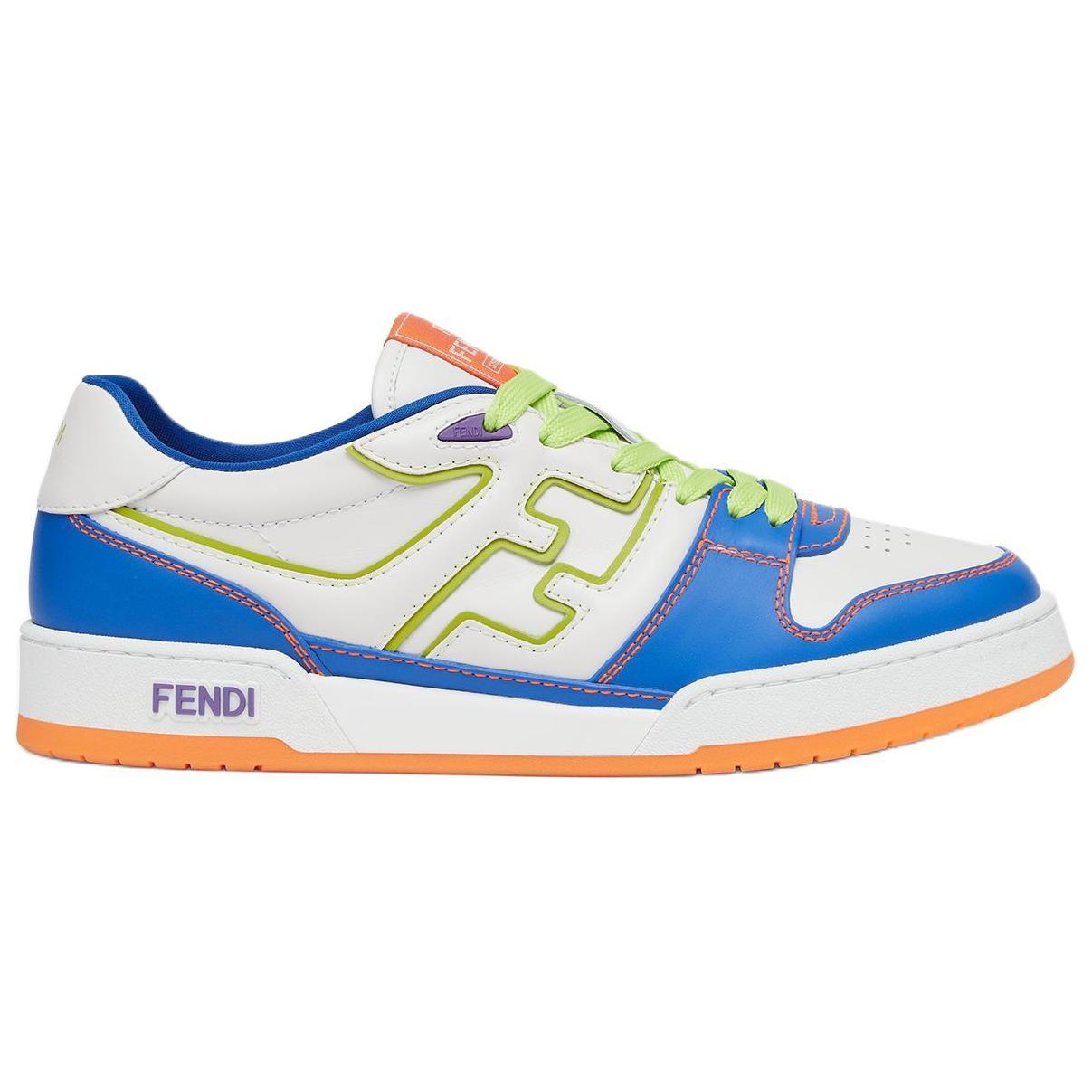 FENDI Match Panelled Low Top Sneakers