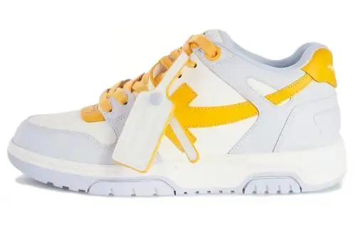 OFF-WHITE Out Of Office Calf Leather 'Light Blue' Women's