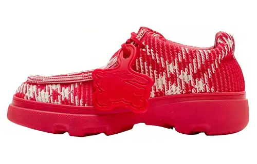 Burberry Vintage-check Woven Creeper Shoes