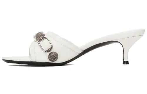 Balenciaga Cagole Slide Slippers Women's White