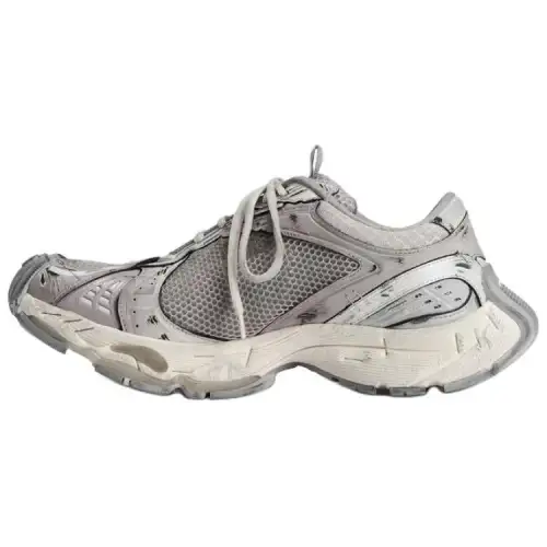 Balenciaga Stapler Panelled Lace-Up Sneakers Women's