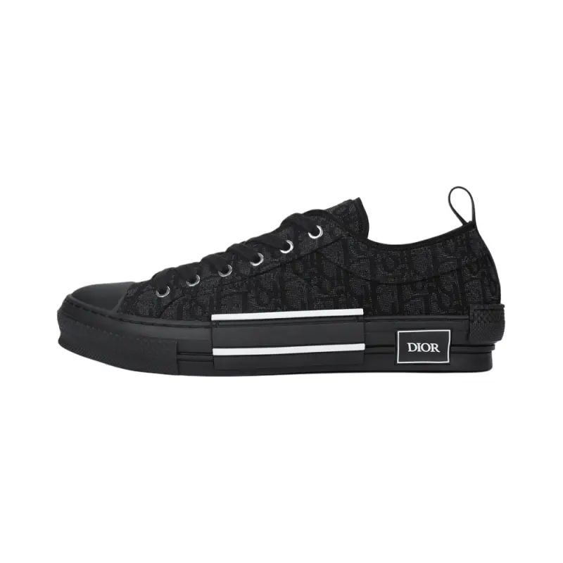 DIOR B23 Low top Skateboard Shoes Unisex Black