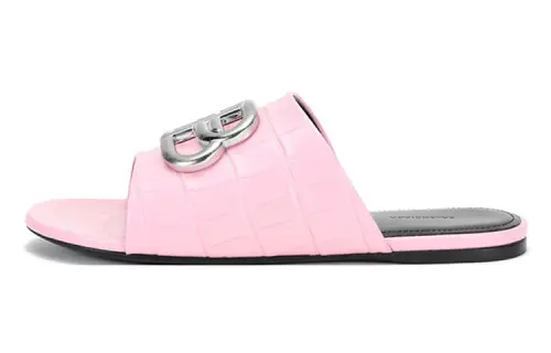Balenciaga Bb Cosy Mules 'Pink Black' Women's