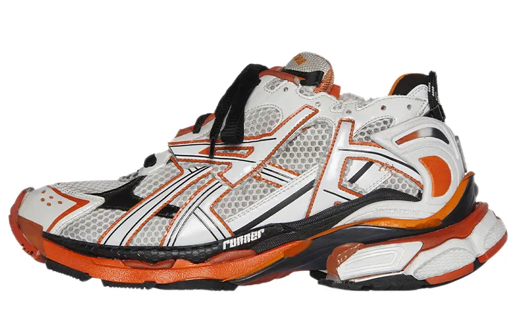 Balenciaga Runner Sneakers 'White Orange Black'