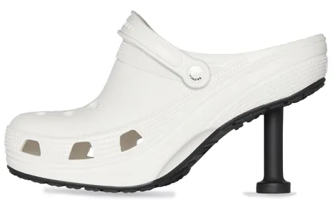 Balenciaga X Crocs Madame 80MM 'White' Women's