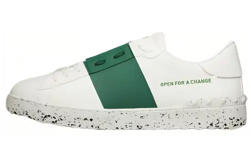 Valentino Open Sneaker 'Open For A Change - White Green'